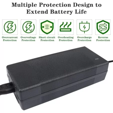 Jizzu B0DJXYPMLS E-bike charger, 54.6V-2A,