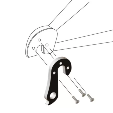 Iron Horse, Planet X, GT derailleur hanger | DROPOUT-1 instructions