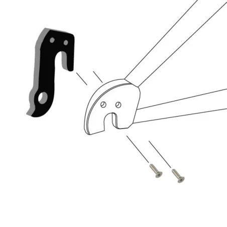 Gary Fisher derailleur hanger for Fisher Mtn | DROPOUT-4 Instructions