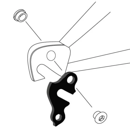 Jamis derailleur hanger for Dakar Sport / Team | DROPOUT-37 instructions