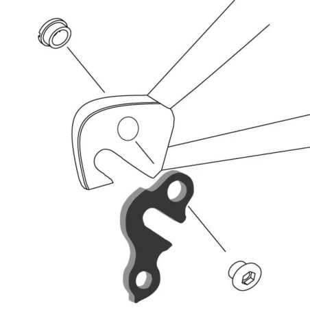 IronHorse, Raleigh, Univega derailleur hanger | DROPOUT-44 Instructions