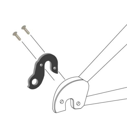 Time derailleur hanger for most road bikes 2005 and ealier | DROPOUT-63 instructions