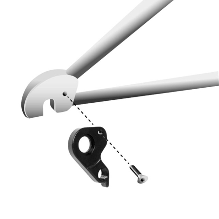 Ghost LECTOR ASKET ROKET HYBRIDE KATO Derailleur Hanger Marwi GH-313 FRHG0021 | GHM09-021