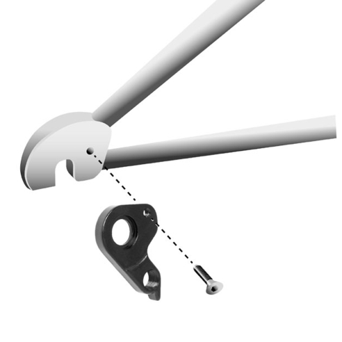 Ghost Derailleur Hanger for GHT-12-031 EZ2037 DREAMR FRAMR SLAMR RIOT | GH-315 Marwi union