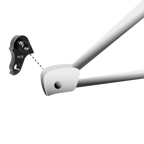 Messingschlager, Haibike, Vitus, Kelly's, Blue, Motobecane, Wilier, Nukeproof, KHS 3240 derailler hanger | GH-321 Marwi