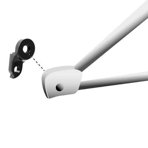 Ghost FRHG0003 RD156 Derailleur Hanger for Road Rage, Kuota KCXtreme | GH-322 Marwi Union