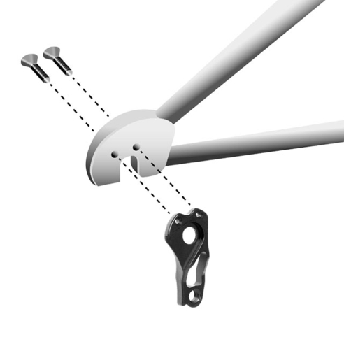GH-323 Marwi Centurion 17031749 Derailleur Hanger for Merida, Backfire Carbon, Numinis, EVE Race, No Pogo. 27 | direct mount