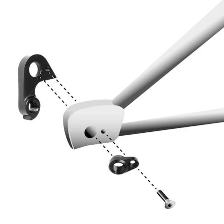 GH-324 Marwi Derailleur Hanger for Bergamont BGM-H042A, Conway, Genesis GNSPR40002