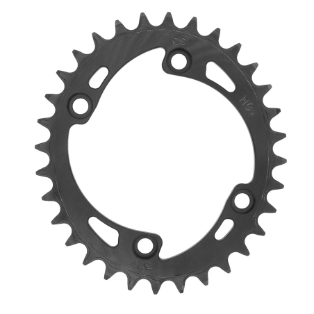 Pilo C91 32T Narrow Wide Elliptic Chainring for 96BCD Asymmetric Hyperglide+ Compatible
