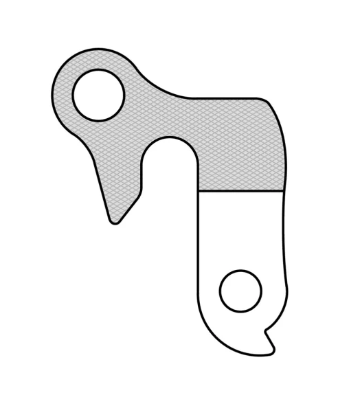 Marwi UNION GH-001 derailleur hanger front drawings