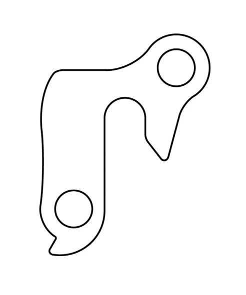 Marwi UNION GH-001 derailleur hanger rear drawings