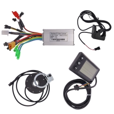 Brushless DC 24V-48V 250W/350W 17A Motor Controller Kit with S866 LCD Display, PAS, Speed Throttle | X001Y019SZ