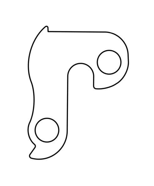 Marwi UNION GH-003 derailleur hanger rear drawings