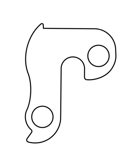Marwi UNION GH-003 derailleur hanger rear drawings