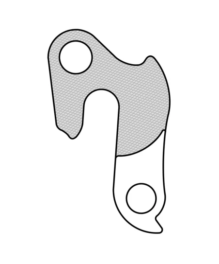 Marwi UNION GH-005 derailleur hanger front drawings