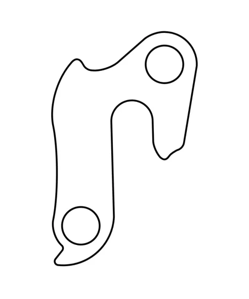 Marwi UNION GH-005 derailleur hanger rear drawings