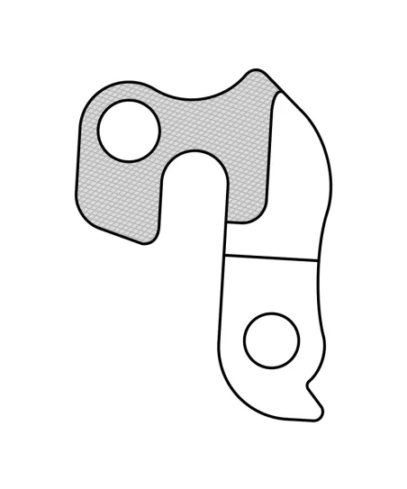 Marwi UNION GH-006 derailleur hanger front drawings