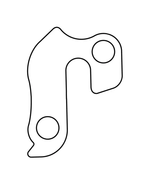 Marwi UNION GH-006 derailleur hanger rear drawings