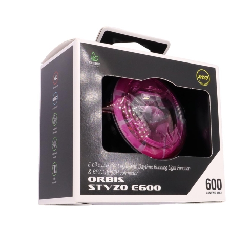 Lezyne 1-LED-EOBSST-V138G Orbis StVZO E600 Front E-bike LED Light