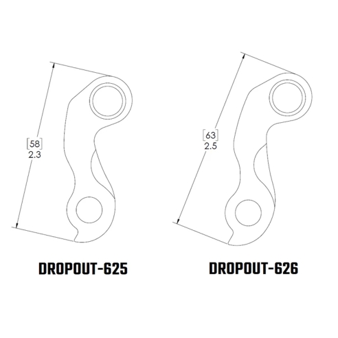 BGM-H016 Bergamont DROPOUT-626 Derailleur Hanger Wheels mfg
