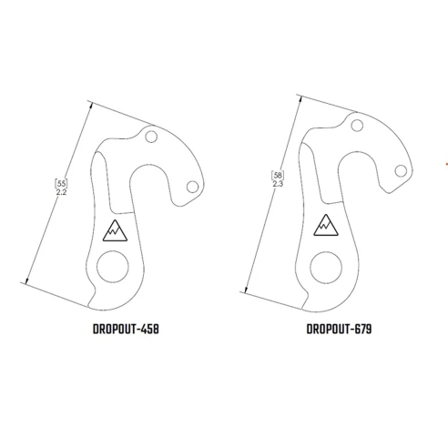 M2S Wheels mfg DROPOUT-679 Derailleur Hanger