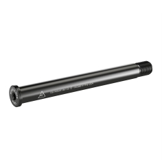 Front Thru Axle 15 mm x 145 Length x M14x1.5 mm Thread Pitch - Flat Washer Wheels mfg FTA-15-145-1.5