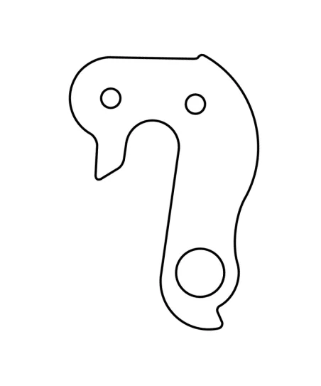 Marwi UNION GH-010 derailleur hanger rear drawings