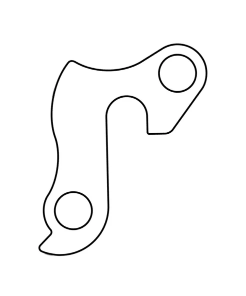 Marwi UNION GH-011 derailleur hanger rear drawings