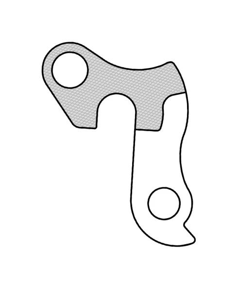 Marwi UNION GH-011 derailleur hanger front drawings