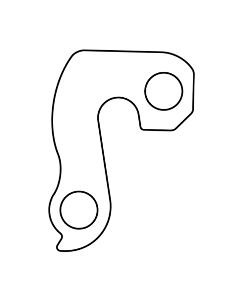 Marwi UNION GH-012 derailleur hanger rear drawings