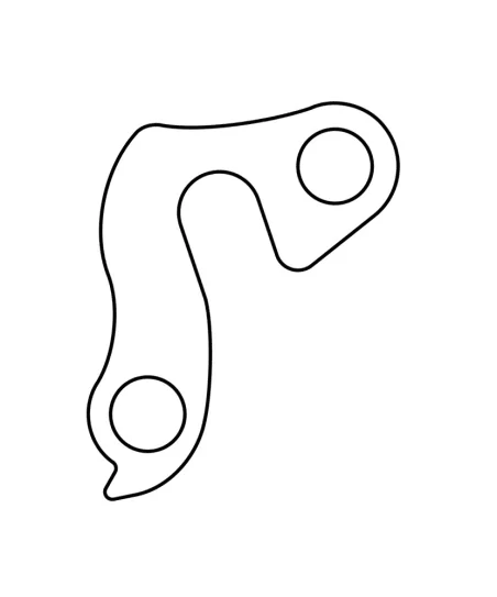 Marwi UNION GH-013 derailleur hanger rear drawings