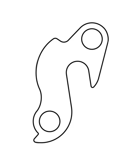 Marwi UNION GH-014 derailleur hanger rear drawings