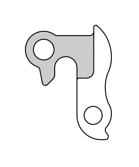 Marwi UNION GH-015 derailleur hanger front drawings