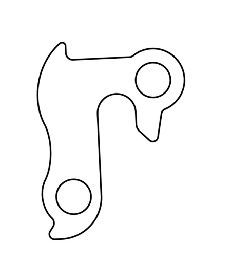 Marwi UNION GH-015 derailleur hanger rear drawings