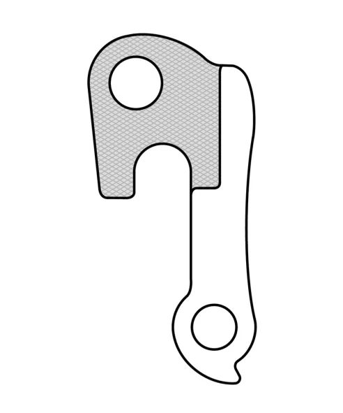 Marwi UNION GH-017 derailleur hanger front drawings