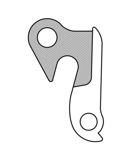 Marwi UNION GH-018 derailleur hanger front drawings