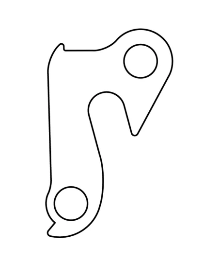 Marwi UNION GH-018 derailleur hanger rear drawings