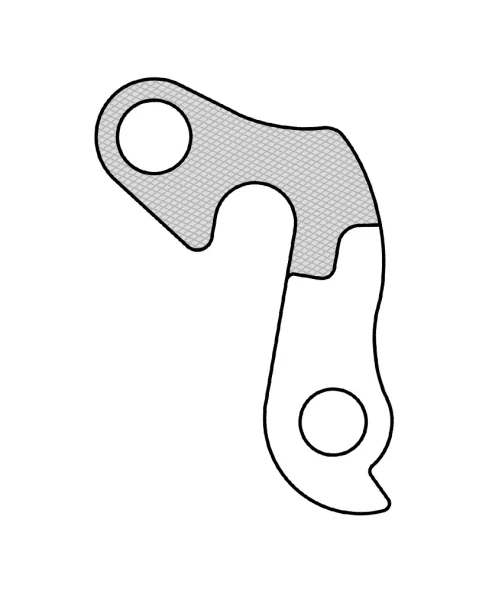 Marwi UNION GH-020 derailleur hanger front drawings