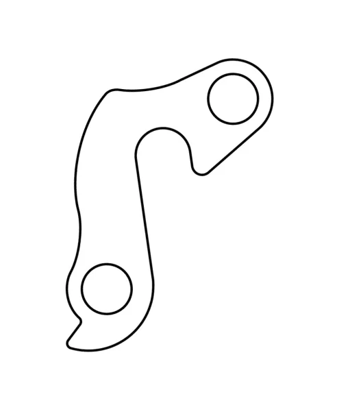 Marwi UNION GH-020 derailleur hanger rear drawings