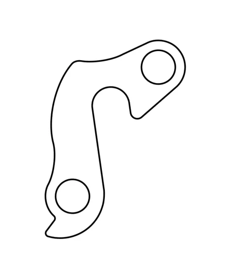 Marwi UNION GH-020 derailleur hanger rear drawings