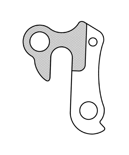 Marwi UNION GH-021 derailleur hanger front drawings