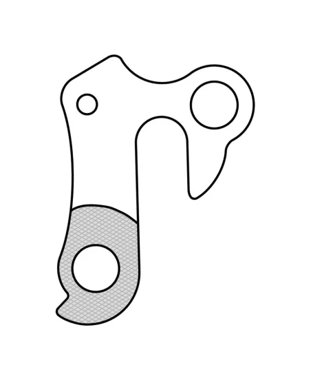 Marwi UNION GH-021 derailleur hanger rear drawings