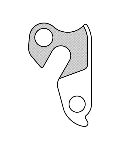 Marwi UNION GH-022 derailleur hanger front drawings