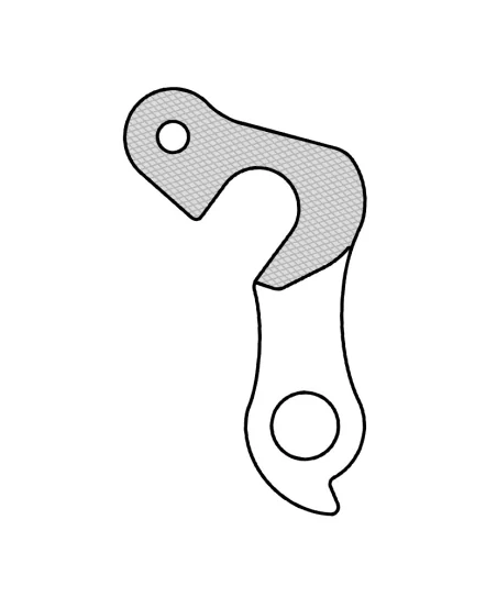 Marwi UNION GH-026 derailleur hanger front drawings