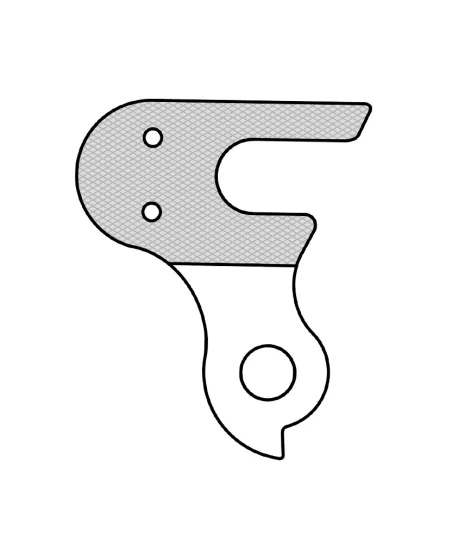 Marwi UNION GH-027 derailleur hanger front drawings
