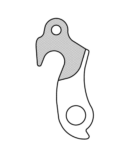 Marwi UNION GH-029 derailleur hanger front drawings