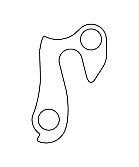 Marwi UNION GH-033 derailleur hanger rear drawings