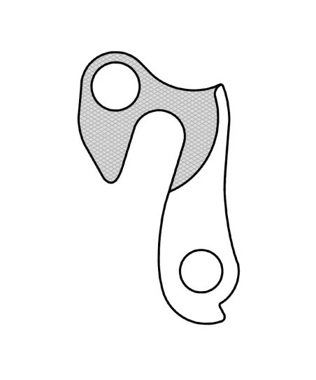Marwi UNION GH-033 derailleur hanger front drawings