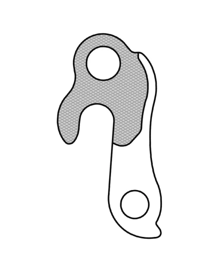 Marwi UNION GH-036 derailleur hanger front drawings