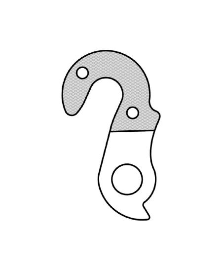 Marwi UNION GH-039 derailleur hanger front drawings